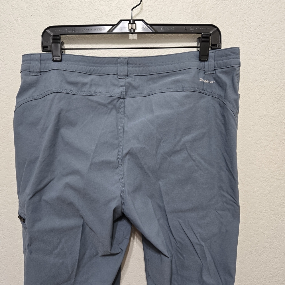 Eddie Bauer Blue Capri  Pants Size 12 - Picture 9 of 10